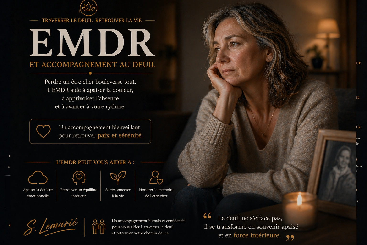 Accompagnement du deuil par l'EMDR, Grasse