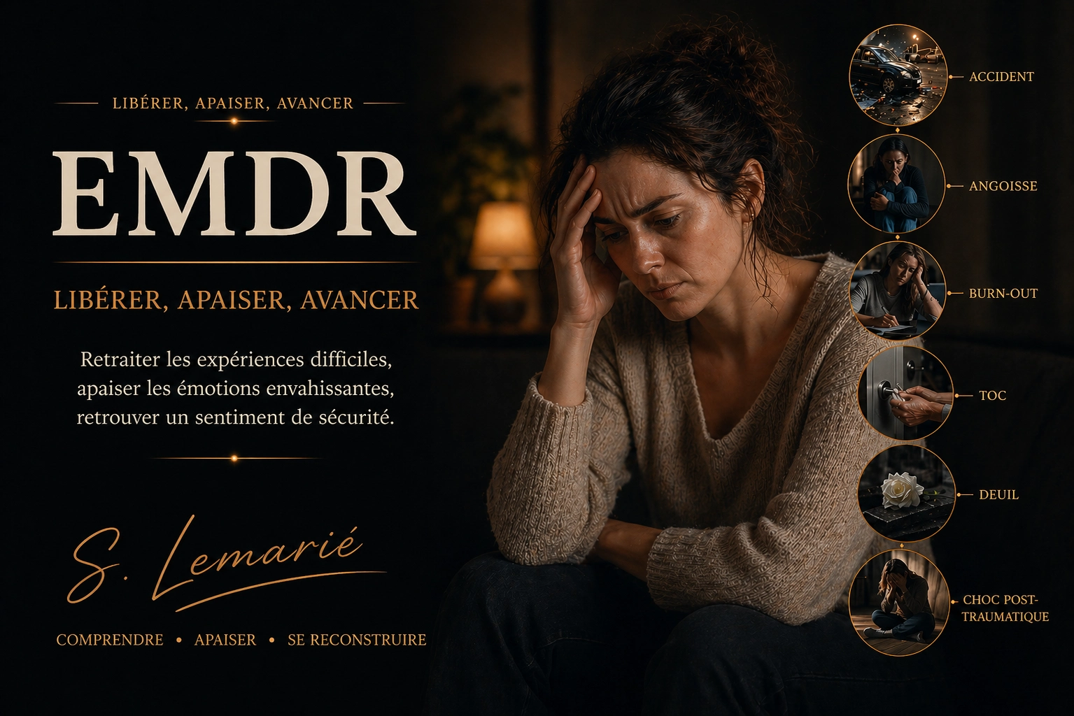 EMDR, thérapie de désensibilisation des traumas, Grasse