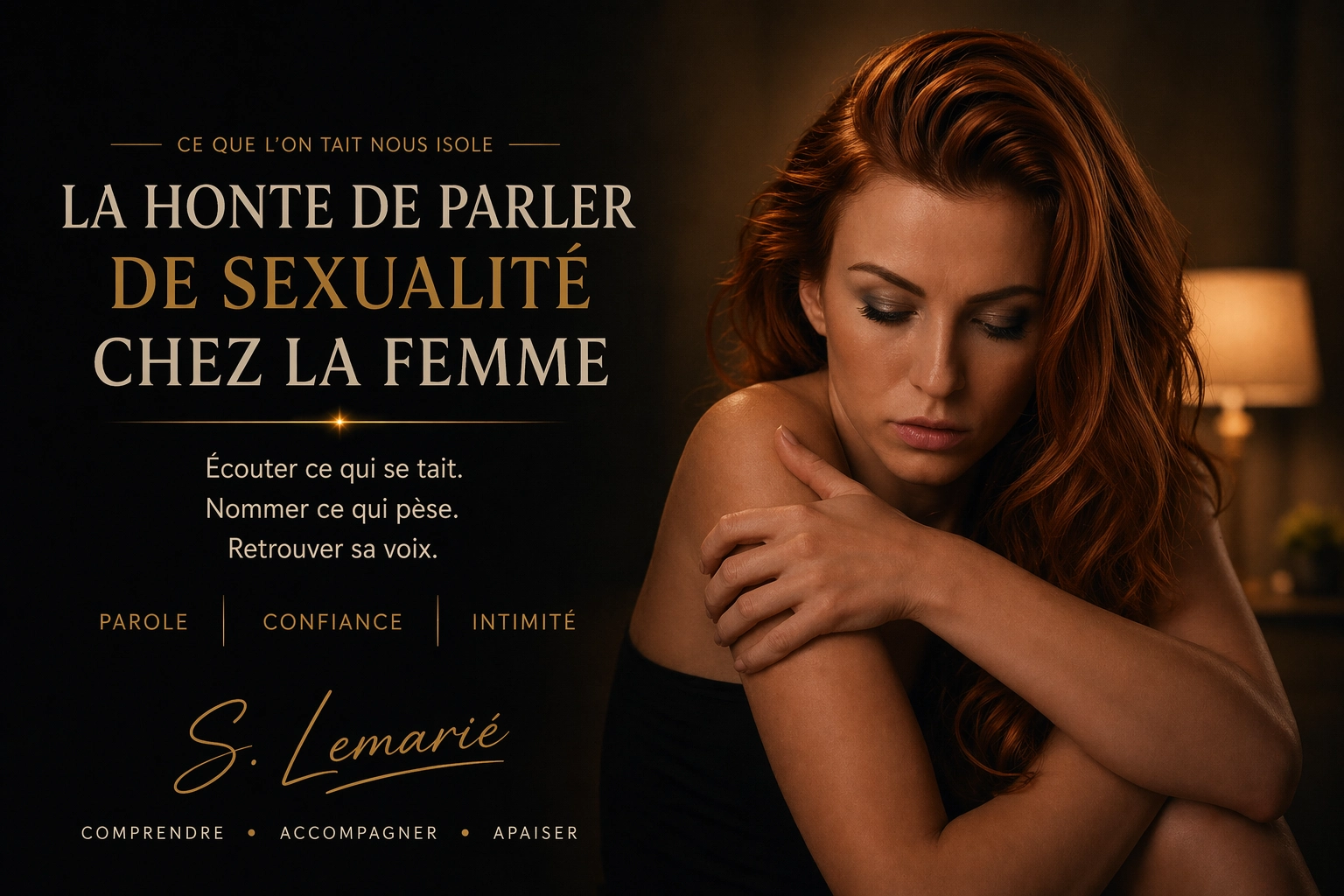 Gêne et honte autour de la sexualité, sexothérapie féminine, Sylvain Lemarié, Grasse