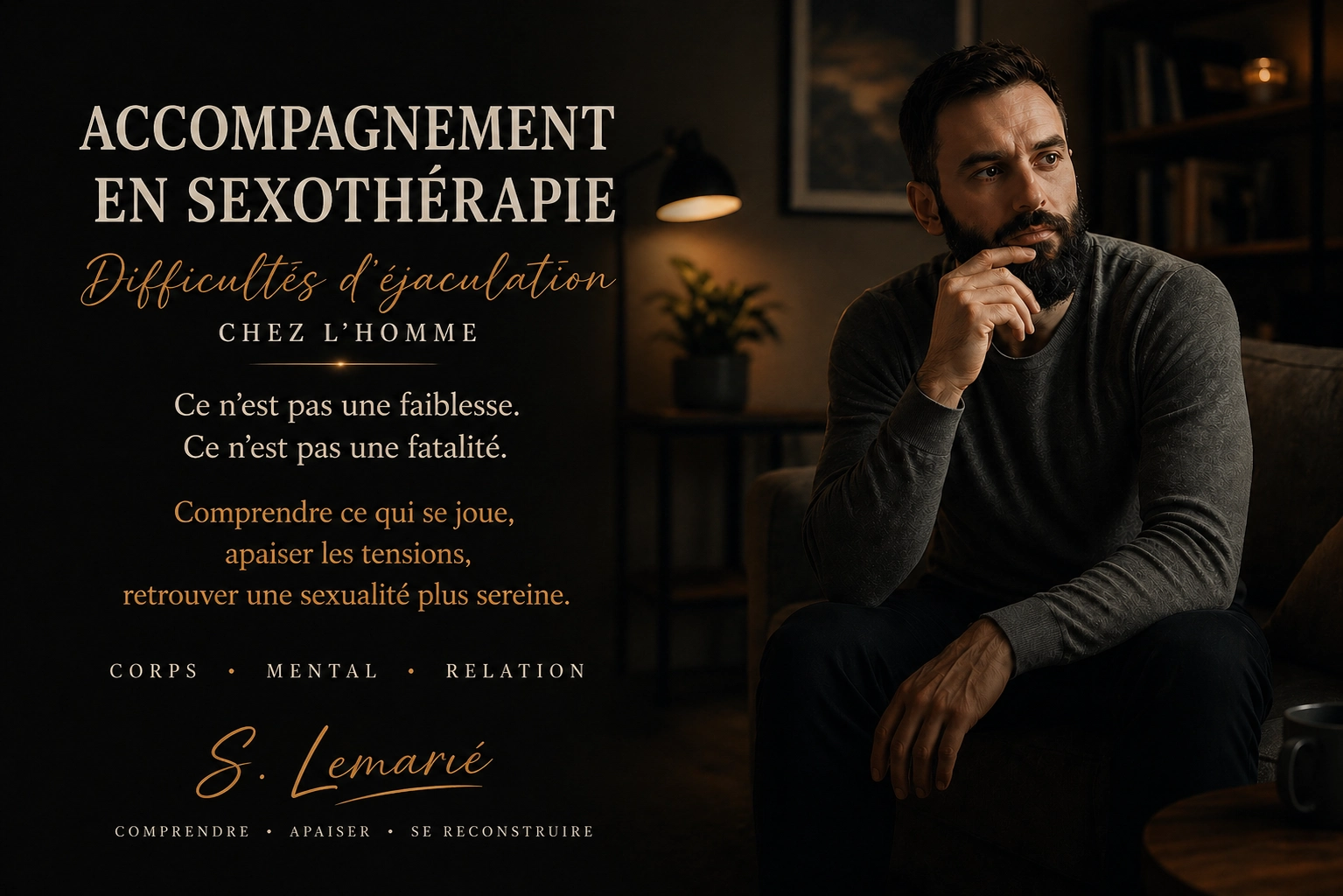 Anéjaculation, comprendre les causes psychologiques, Grasse