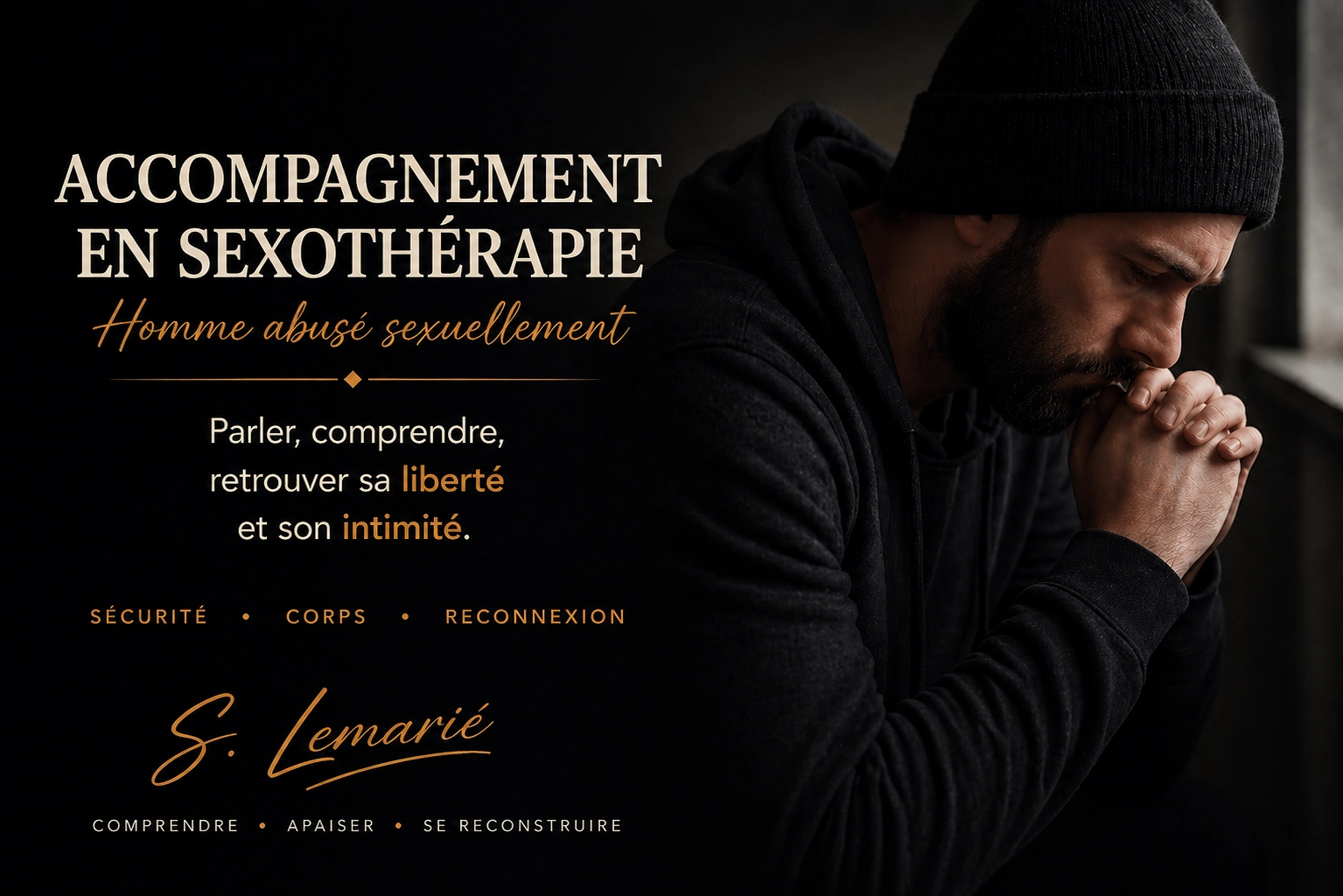 Sylvain Lemarié - Sexothérapie - Homme victime d'abus sexuel, Grasse