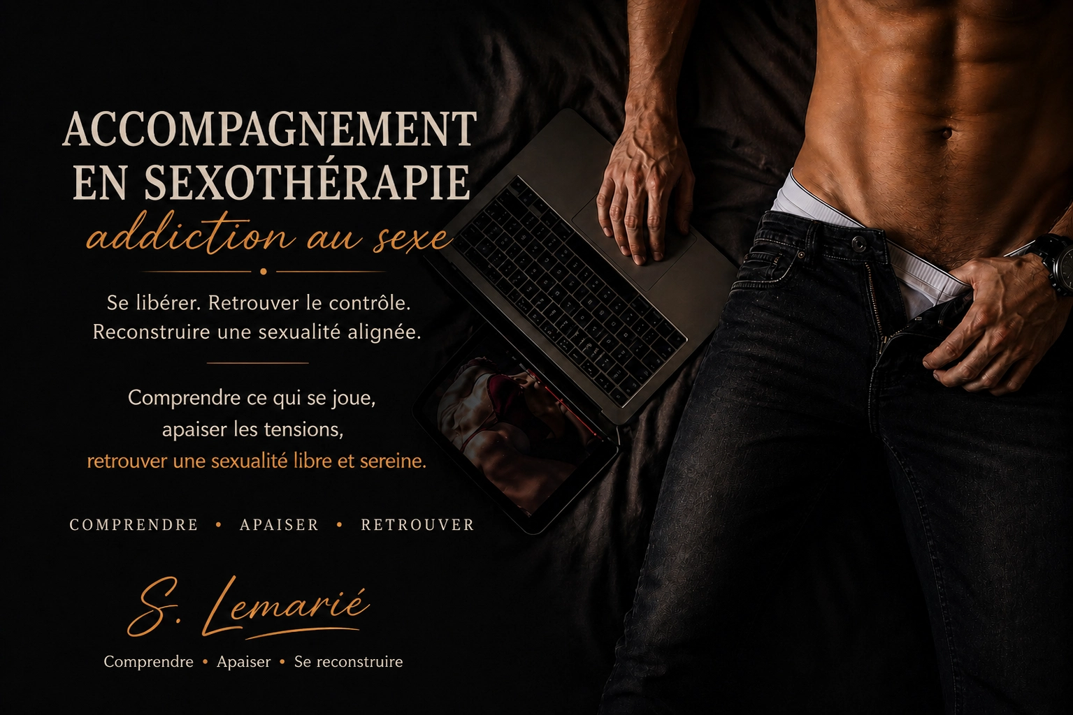 Sylvain Lemarié - Sexothérapie - Addiction au sexe et à la pornographie, Grasse
